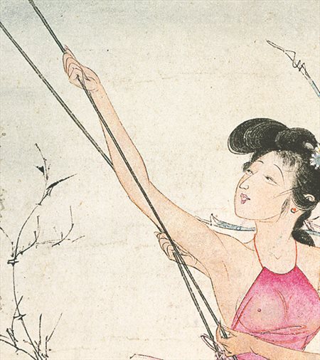 延寿-胡也佛的仕女画和最知名的金瓶梅秘戏图